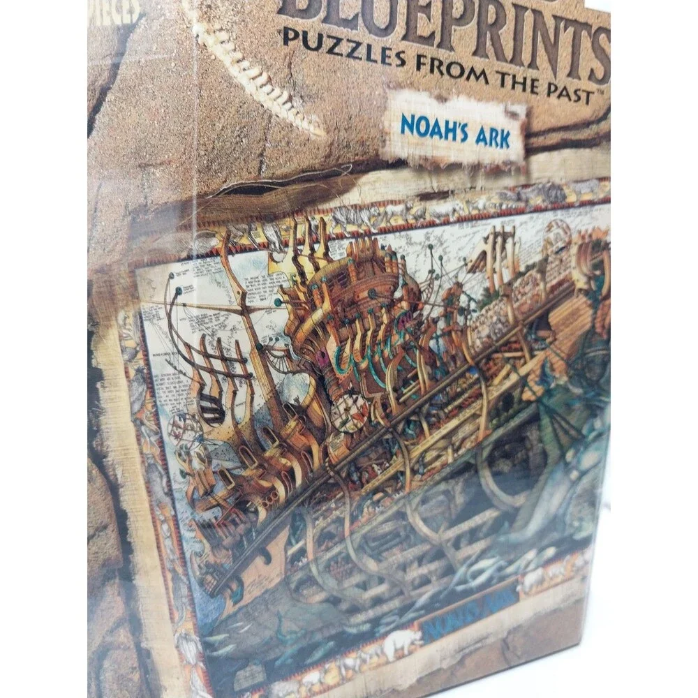 BePuzzled Buried Blueprint Puzzles From the Past Noah's Ark 1000 Piece